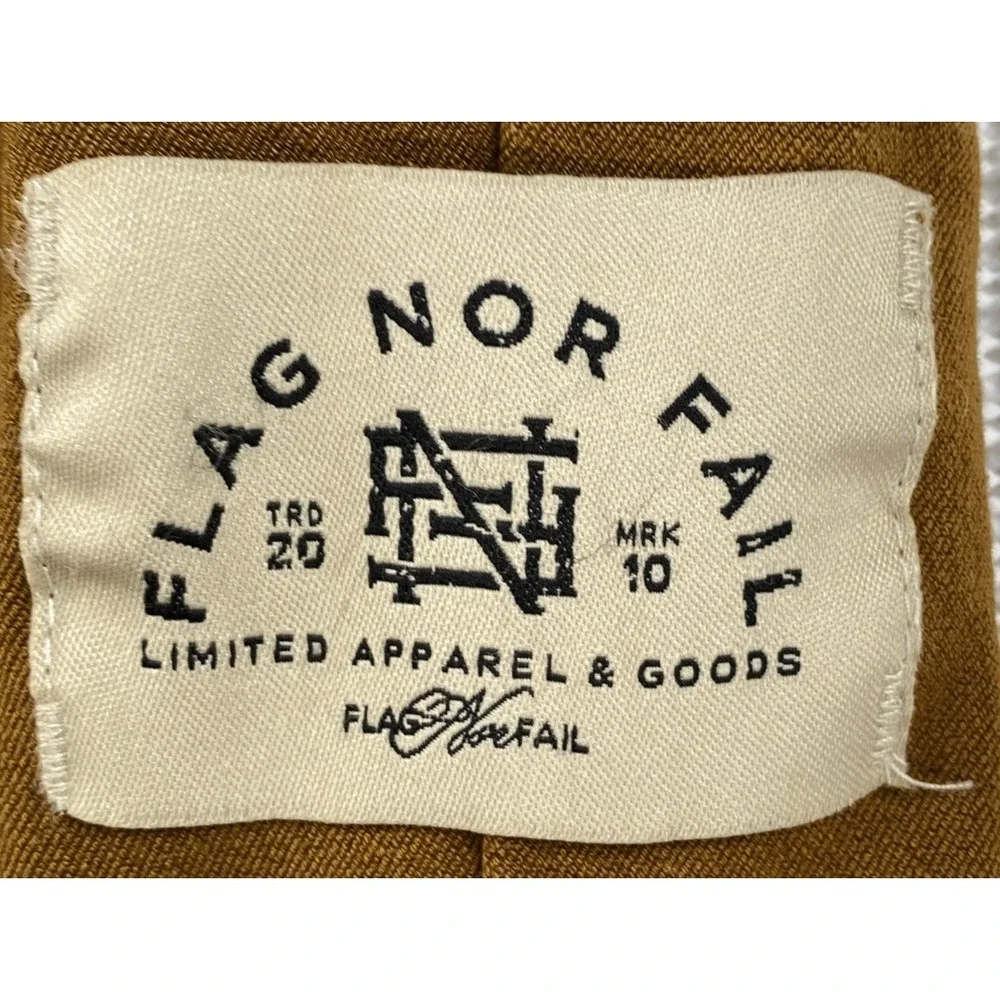 Flag Nor Fail Jogger V3 Mens Small Brown Forever Collection Utility Canvas